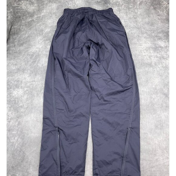 Adidas Track Pants Unisex Large 28w x 31L Blue Stitched Logo Nylon Cotton - Picture 11 of 13